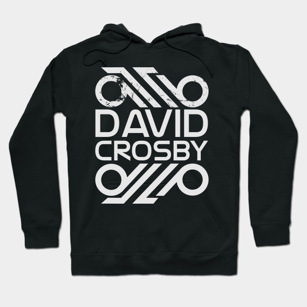 david crosby song writer vintage logo,fan art Hoodie by Aloenalone